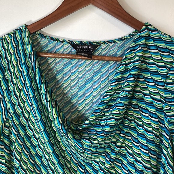 George Stretch Blouse Size XL - Picture 6 of 9